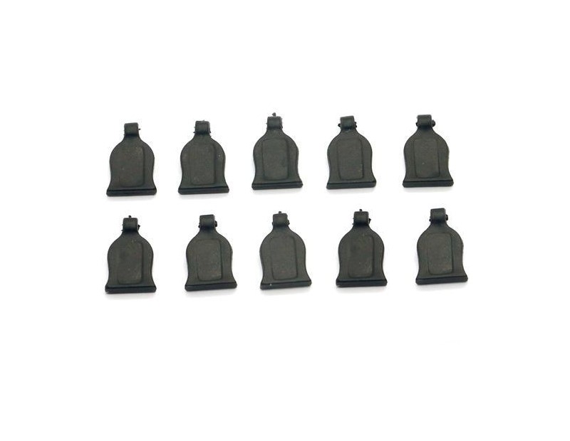 HRC Litzen für Karosserieklammern 1/10 schwarz Splint Grip (10 St.) HRC2041BK - Abbildung 1