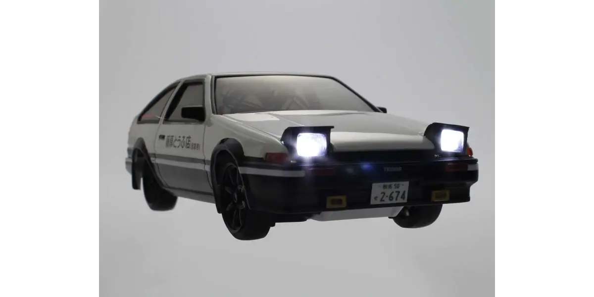 Kyosho First Mini-Z 1:28 Initial-D Toyota Sprinter Trueno AE86 WH/BK 66601A