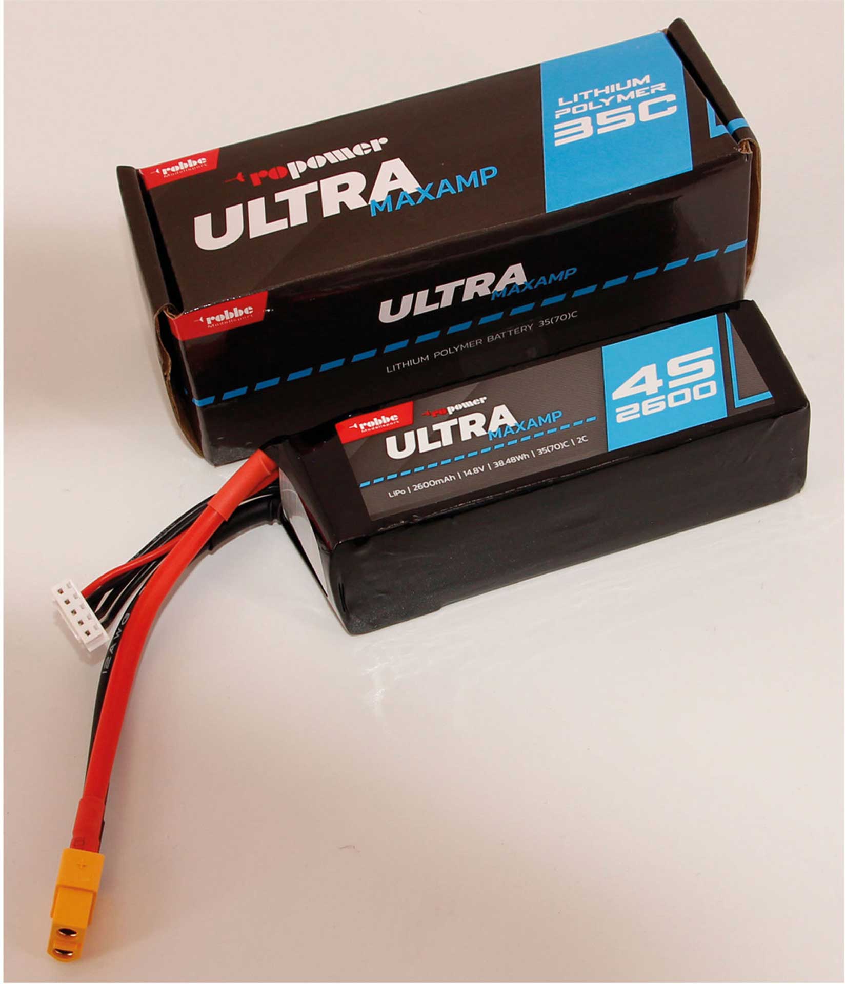 Robbe RO-POWER ULTRA MAXAMP 2600MAH 14,8 VOLT 4S 35(70)C LIPO AKKU 7365