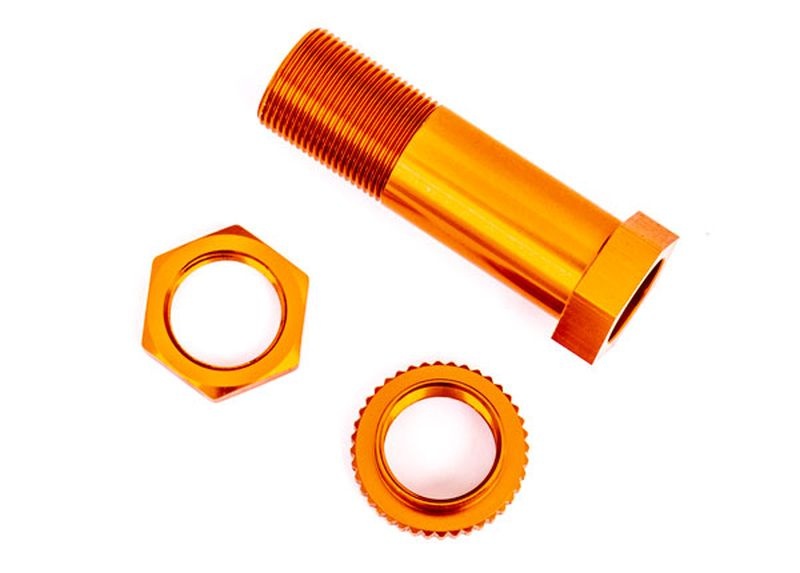 Traxxas Servo-Saver-Steher + Mutter Alu orange eloxiert 9545T