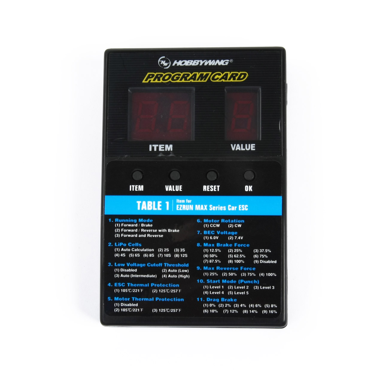 Hobbywing Ezrun MAX8 Combo mit SL-4268-2600kV Sensorless 38010402