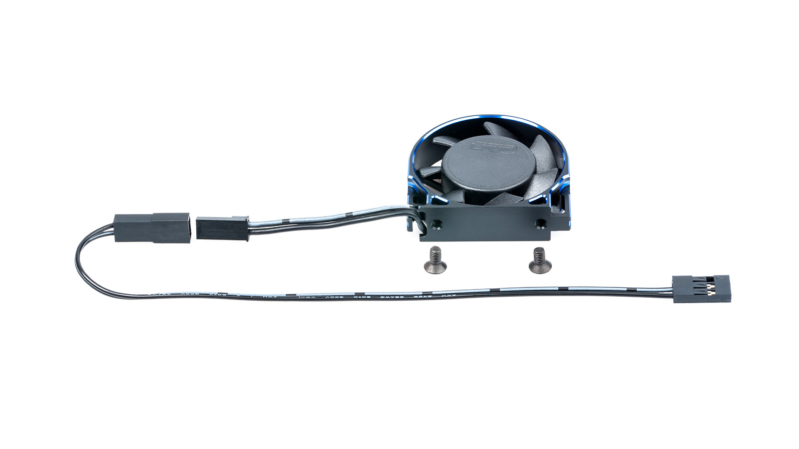 LRP WorksTeam Aluminium SuperHighRev. Motorlüfter V2 40x40x10mm / 1S / 2S / Empfängerstecker