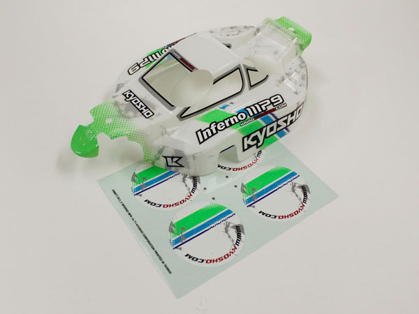 Kyosho KAROSSERIE 1:8 INFERNO MP9E READYSET W/G ‰Äì LACKIERT IFB131T1W