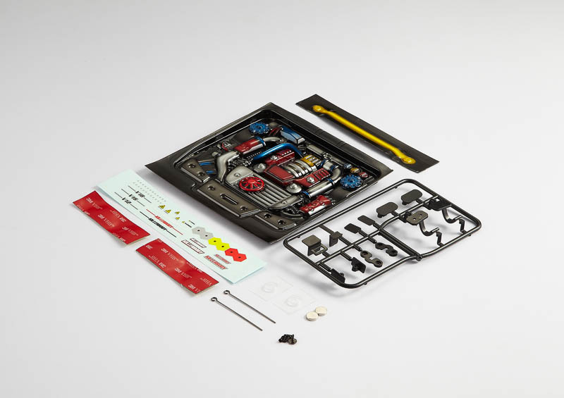KB48492 Motor Attrappe aus Lexan Type-A lackiert