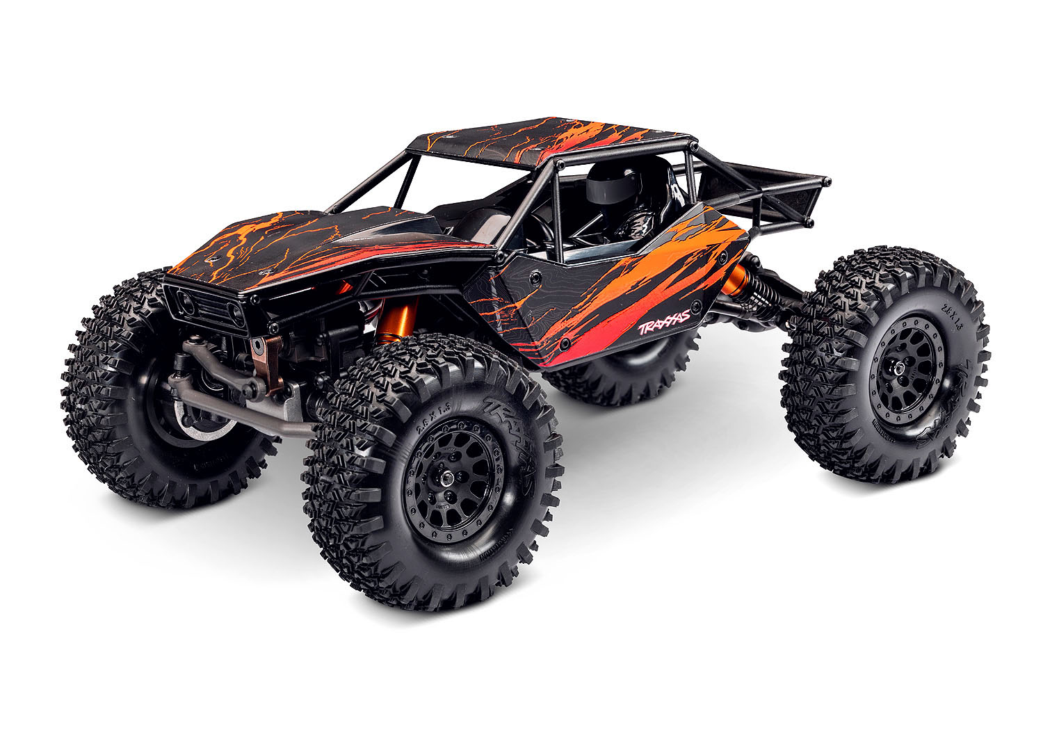 Traxxas TXC-4M Extreme Brushless Crawler 1/18 RTR orange RTR m. Akku&Lader 120074-1-ORNG - Abbildung 2