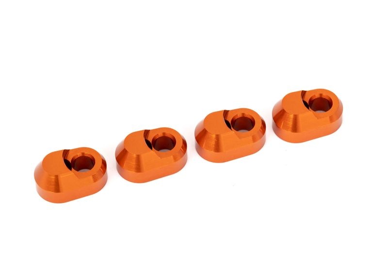 Traxxas Querlenkerstifte-Halter (4) Alu orange X-Maxx, XRT, Maxx 7743-ORNG