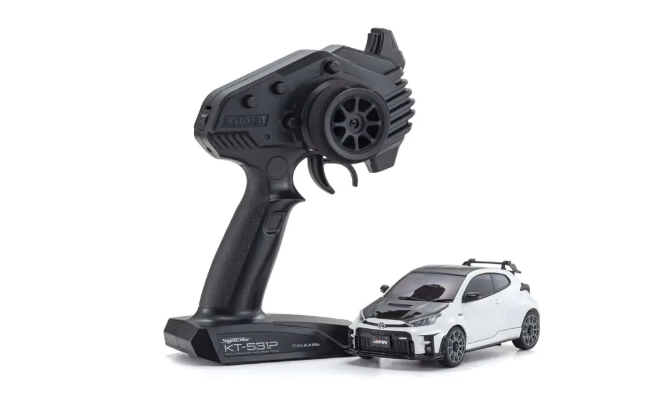 Kyosho Mini-Z AWD Toyota GRMN Yaris Circuit Package White (MA020-KT531P) 32640PW - Abbildung 3