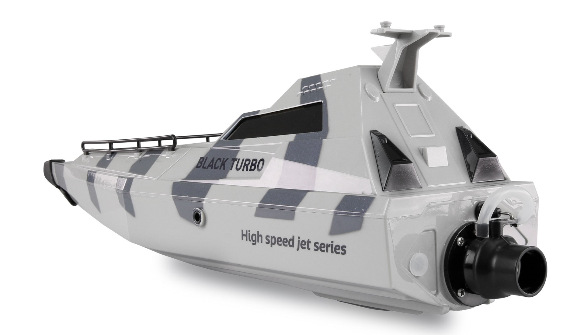 Amewi Black Turbo Militärboot mit Jetantrieb 420mm RTR camouflage-grau 26111 - Abbildung 3