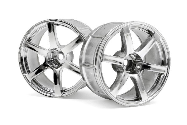 HPI LP32 Felge Yokohama AVS T6 Chrom (32mm/+6/2St) 33466