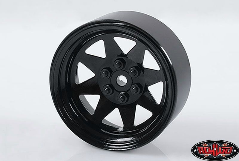 RC4WD 6 Lug Wagon 2.2 Steel Stamped Beadlock Wheels (Black) Z-W0190