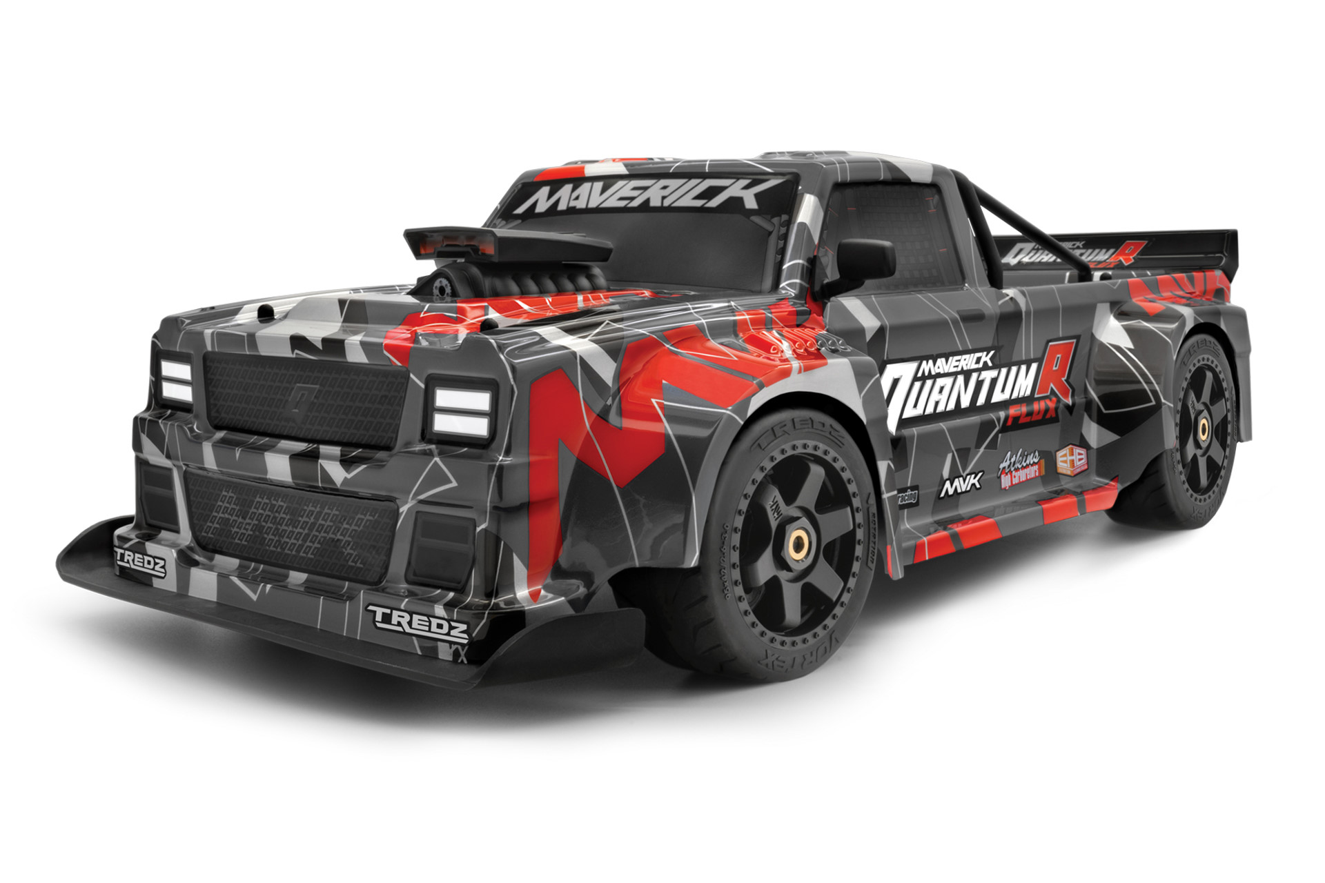 MAVERICK QuantumR Flux 4S 1/8 4WD Race Truck Grau/Rot 150313 - Abbildung 1
