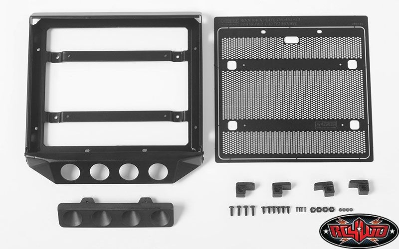 RC4WD Mountaineer Roof Rack w/Lights for Mojave II Four Door Body VVV-C0386