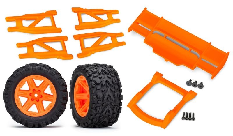 Traxxas 67-UPG-SET-O TRX Rustler 4x4 Upgrade Set orange