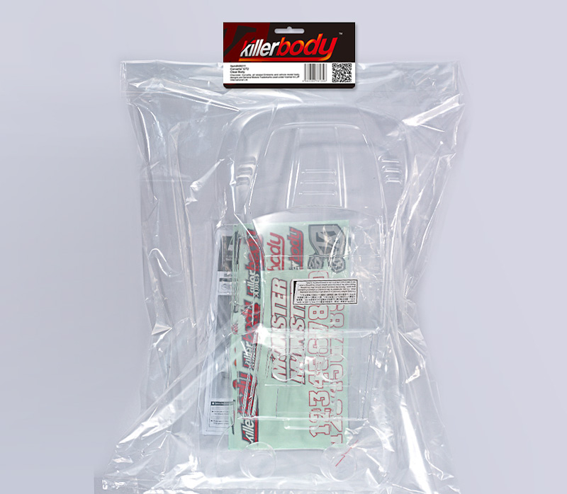 Killerbody SCT "Monster" 1:10 klare Karosserie + Decal