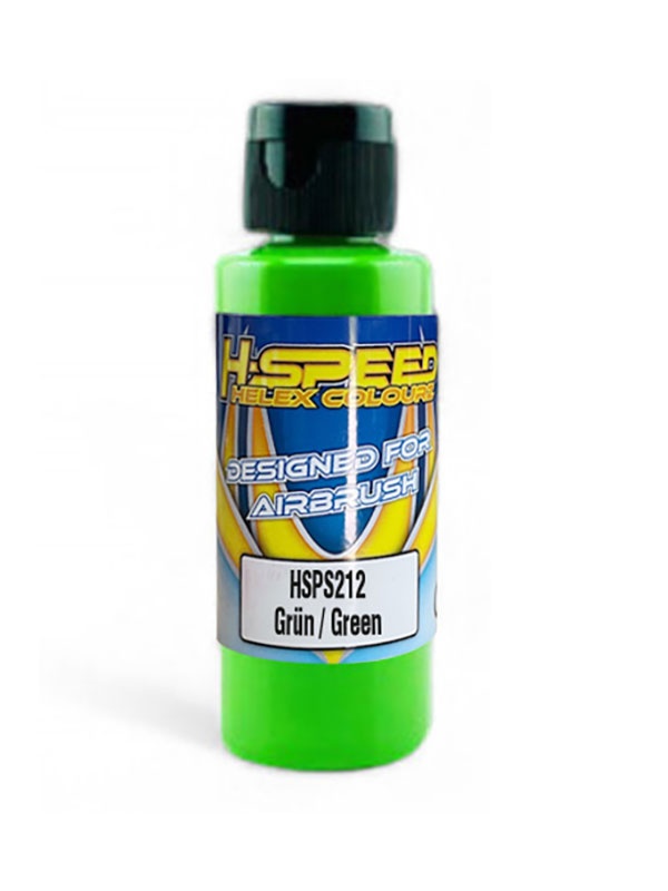 H-SPEED Lexan Airbrush Farbe 60 ml Grün / Green HSPS212