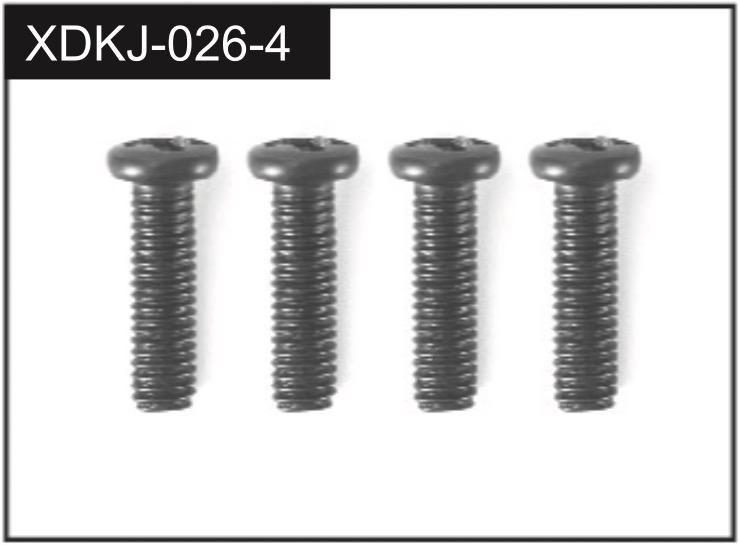 Absima 3*10 Screws (4) J-026-4