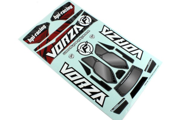 HPI Vorza Truggy Flux VB-2 Decal Sheet 160436