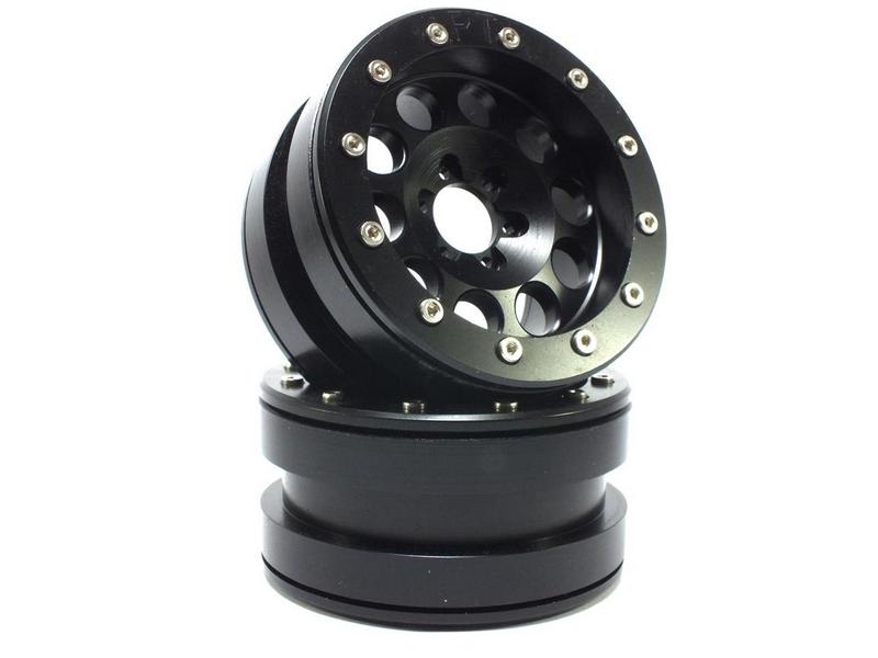 Metsafil Beadlock Wheels PT-REVOLVER black/black 2.2 (2) ohne Radnabe