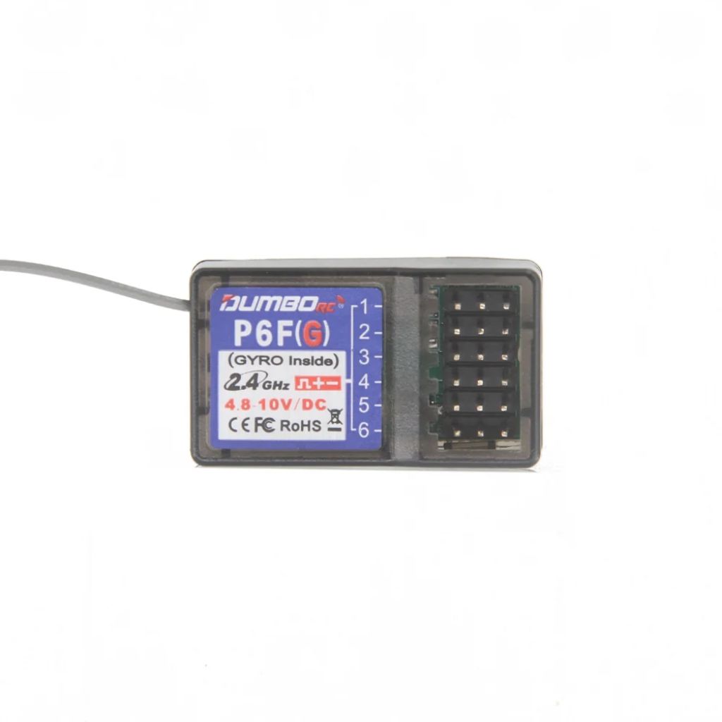 DumboRC P6F(G) 6 Kanal Empfänger mit Gyro 2,4GHz