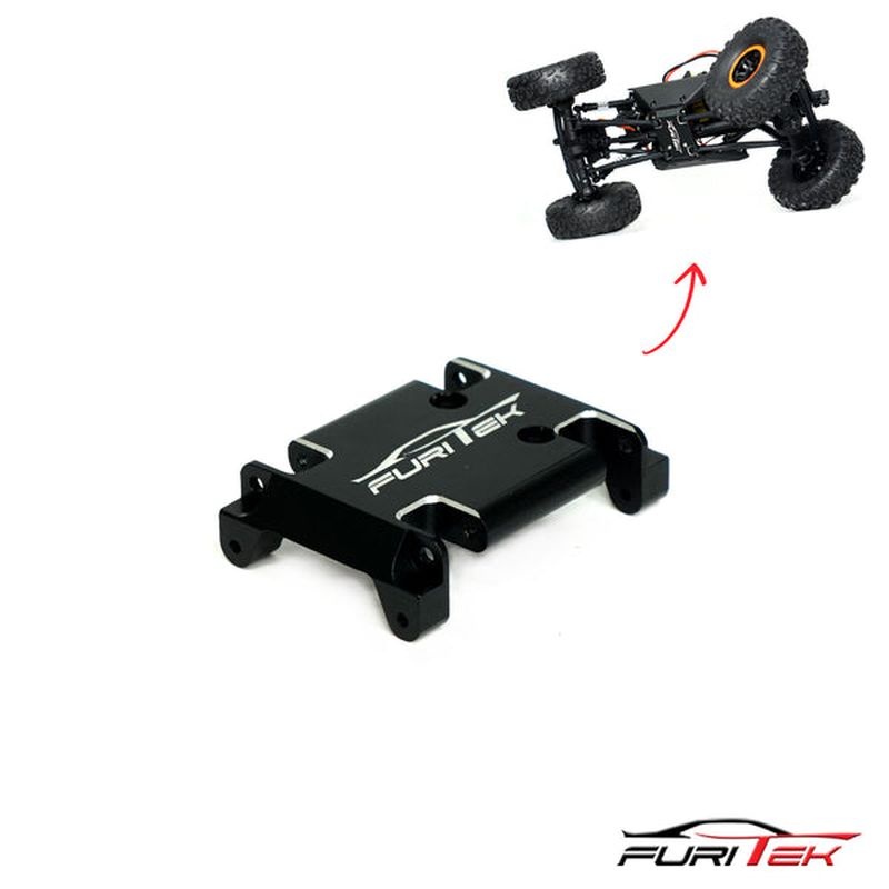 FURITEK CNC Alu Skid-Platte für AX24 Stinger BL-System für Crawler FUR-2289