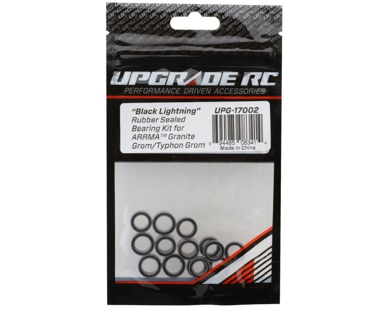 Upgrade RC Black Lightning Kugellager Set mit Gummidichtung  für ARRMA Typhon Grom UPG-17002