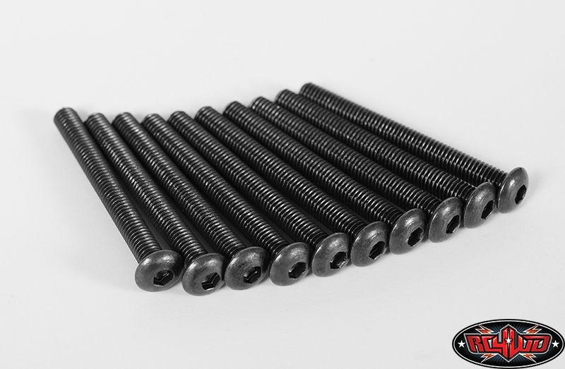 RC4WD Steel Button Head Cap Screws M3 x 28mm (10) Z-S1286