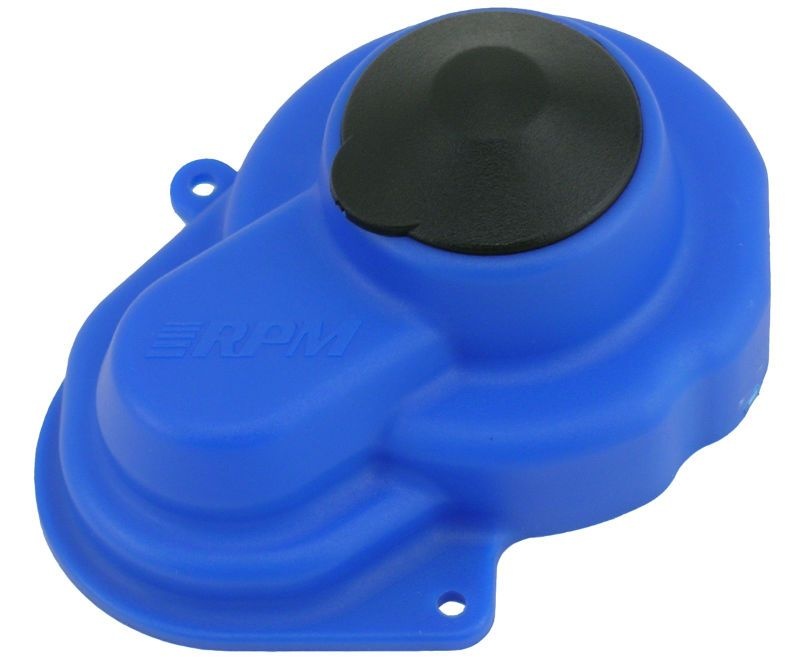 RPM Getriebe-Abdeckung NEU blau TRX Rustler, Stampede, ... 80525