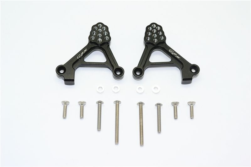 GPM Alu Dämpfersteher hinten schwarz Traxxas Traxxas4 & 6