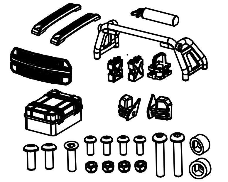 Absima Body Shell Attaschment Parts 1610119