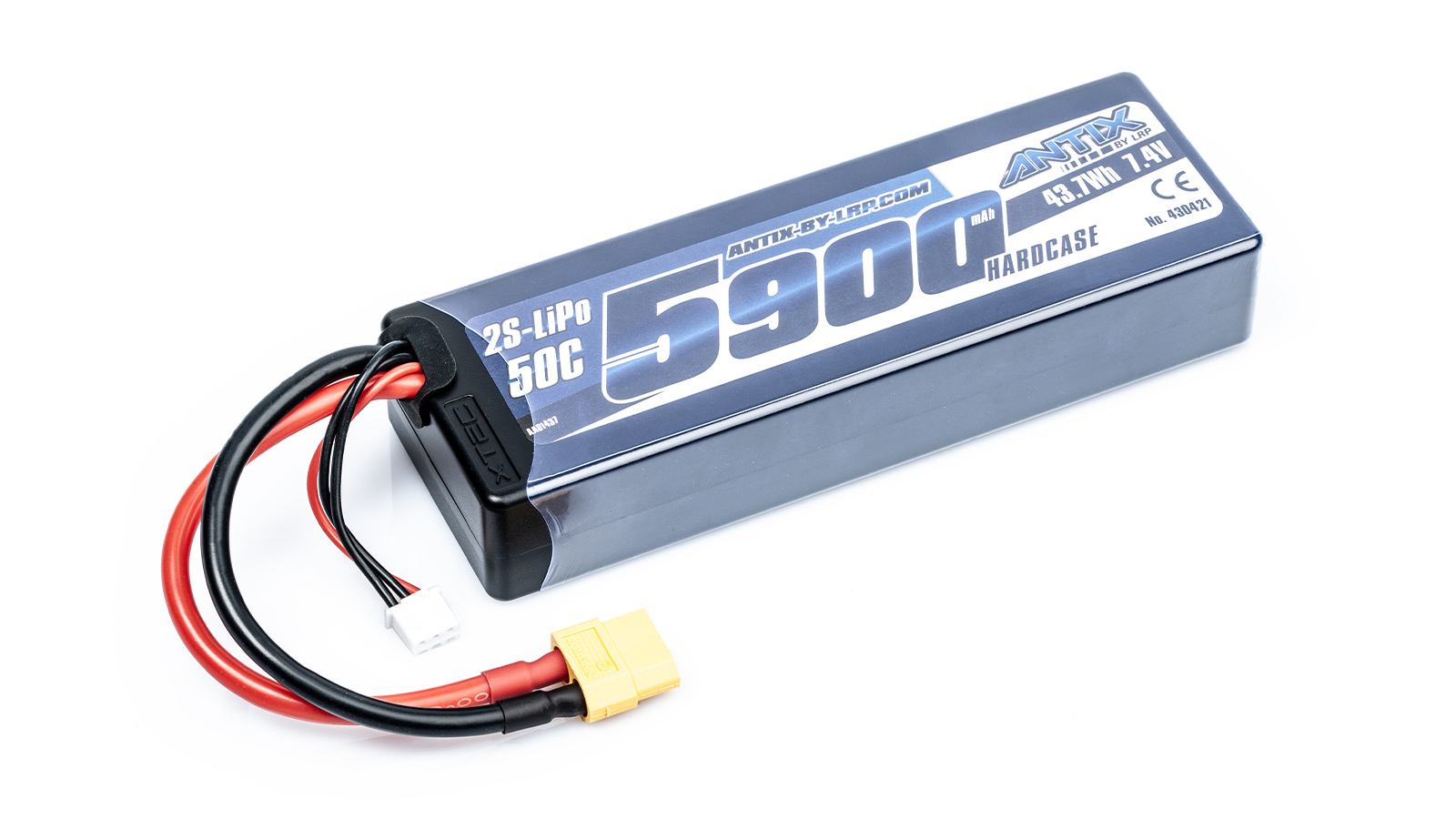 ANTIX by LRP 5900 7.4V 50C LiPo Car Hardcase XT60 Plug
