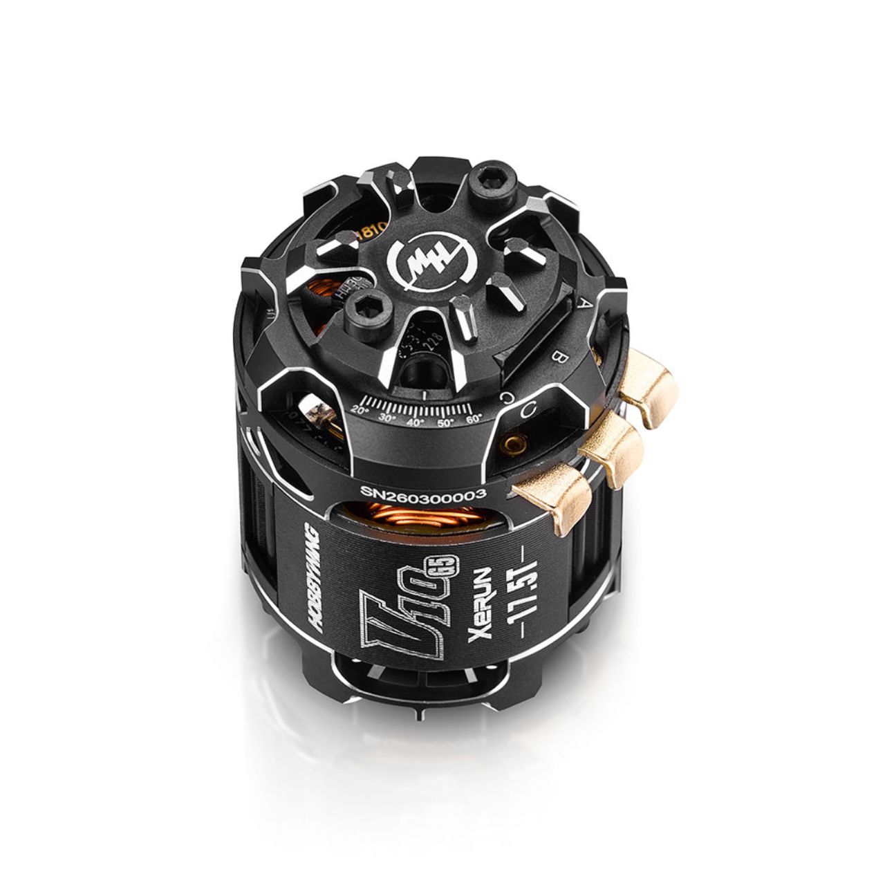 Hobbywing Xerun V10 Brushless Motor G5 17.5T Torque 30401764 - Abbildung 3
