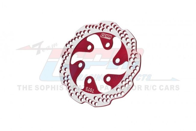 GPM Alu Bremsscheibe hinten rot 1/4 PROMOTO-MX MOTORCYCLE RTR FXR-LOS06000/60 MX010/DISKR