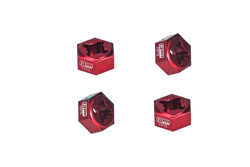 GPM Radmitnehmer 7075-T6 Aluminium rot für ARRMA 1/18 Granite 4WD MGG010R