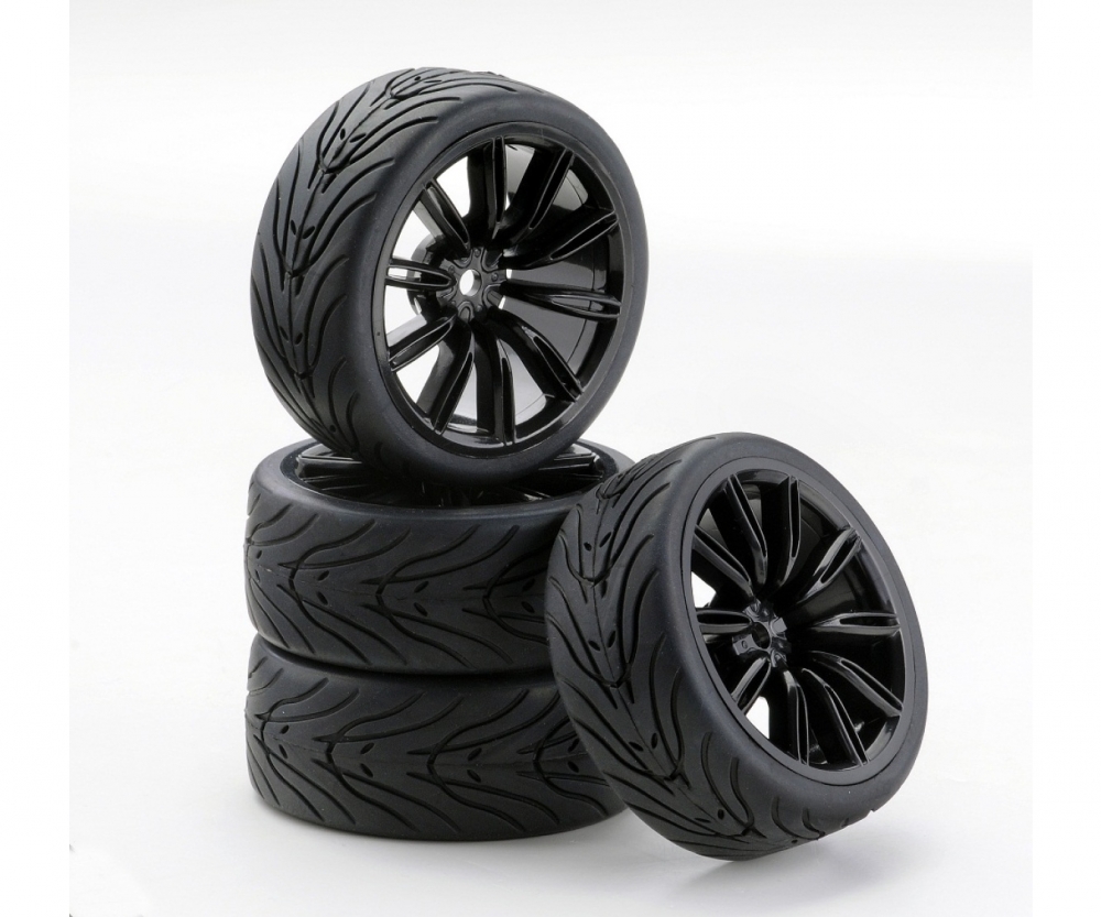 Carson 1:10 SC-Räder VINS Style schwarz (4) 500900540