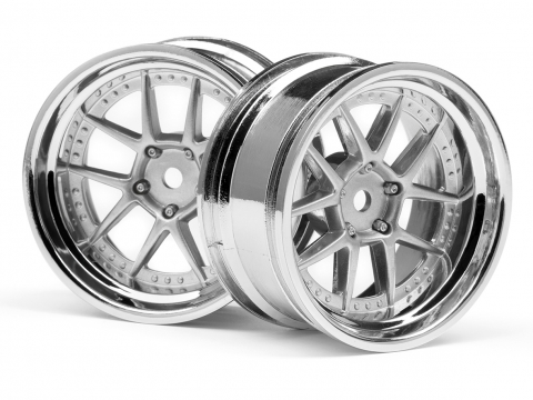 HPI DY-CHAMPION FELGE 26mm CHROM-SILBER (6mm/2ST) 111276