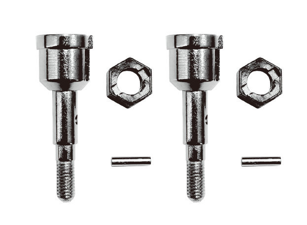 Absima Metal Wheel Shaft Ana Pins Hex (2PCS) AB18301-17