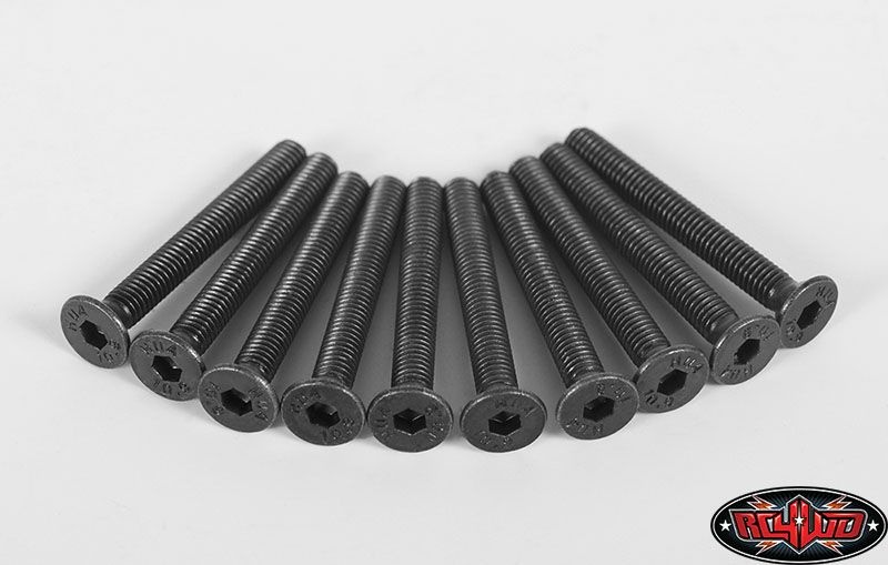 RC4WD Steel Flat Head Socket Cap Screw M3 x 25mm (10) Z-S1267