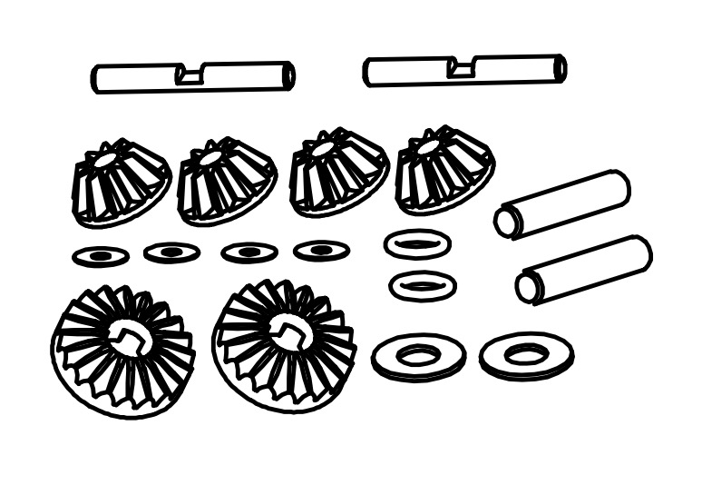 Absima Differential Gear Set 1610150