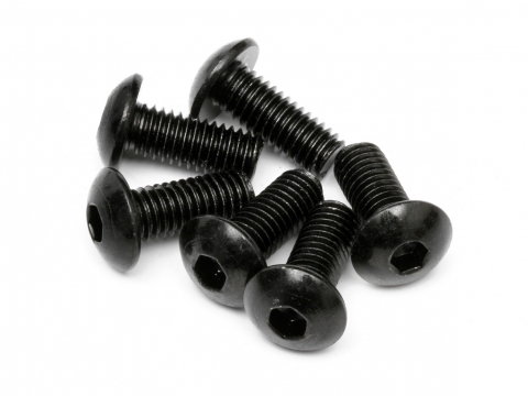 HPI Flachkopfschraube M5X12mm (Innensechsk./6St) 94754