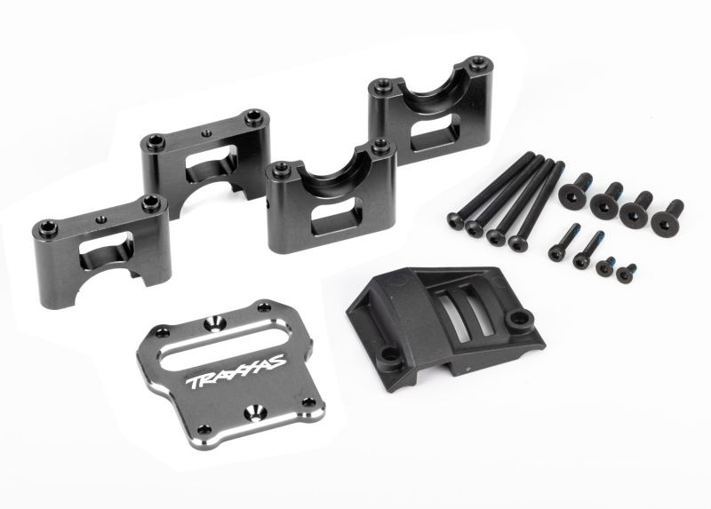 Traxxas Center Diff-Halter 6061-T6 Alu dunkelgrau eloxiert 9584A