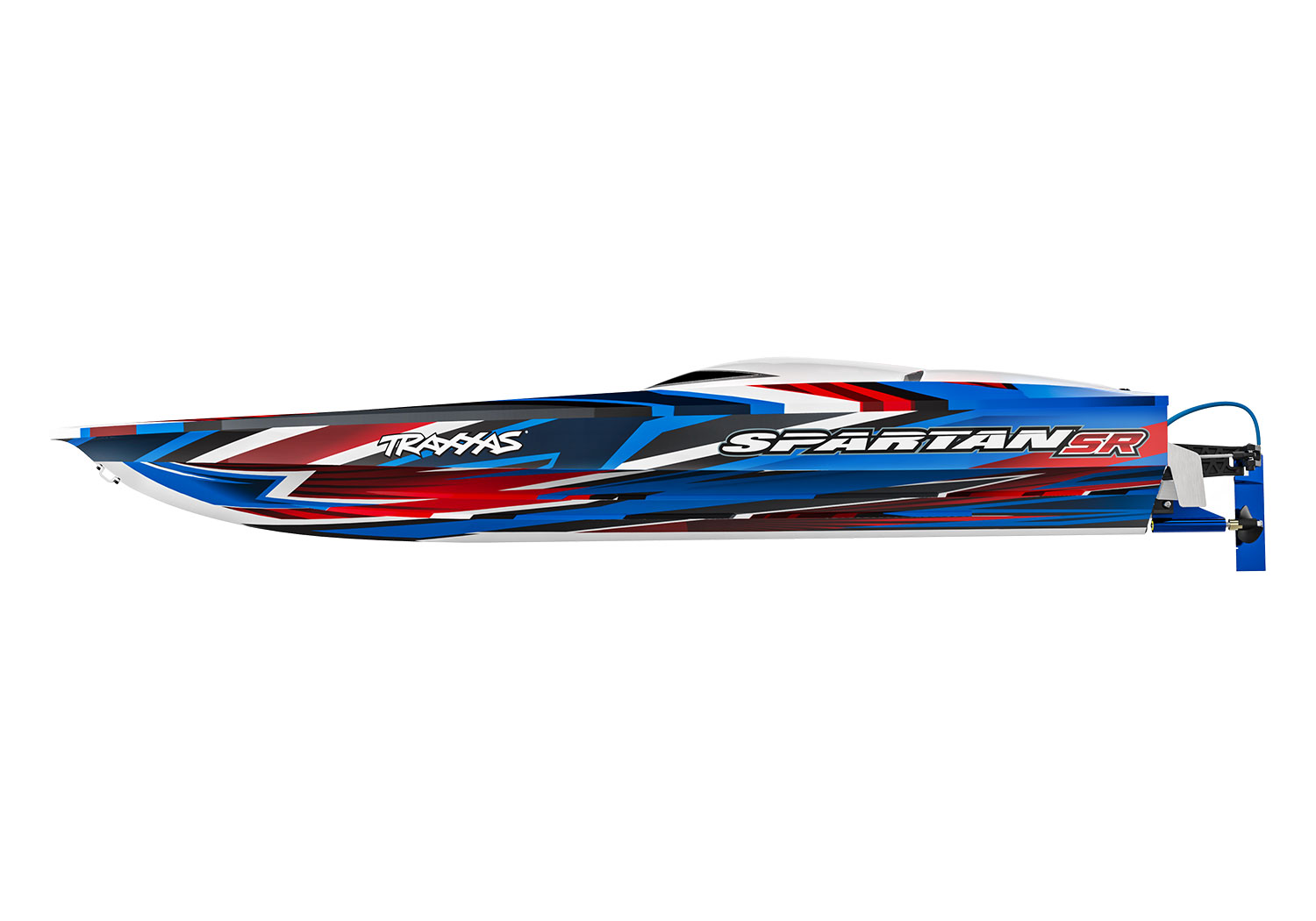 Traxxas SPARTAN SR Rot Brushless 36 Zoll Rennboot 103076-4 - Abbildung 2