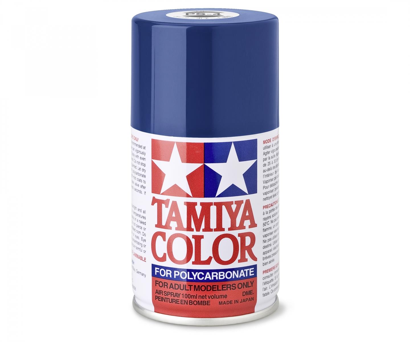 Tamiya Color Lexan Spray Farbe PS-4 Blau PS4 Blue 100ml 300086004 - Abbildung 1