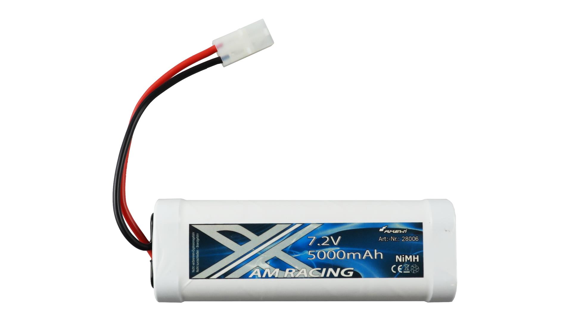 Amewi AMX RACING NiMH Akku 7,2V 5000mAh Tamiya Stecker 28006 - Abbildung 1