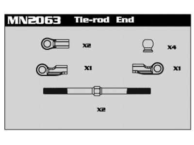 Nanda MN2063 Tie-Rod End MN2063