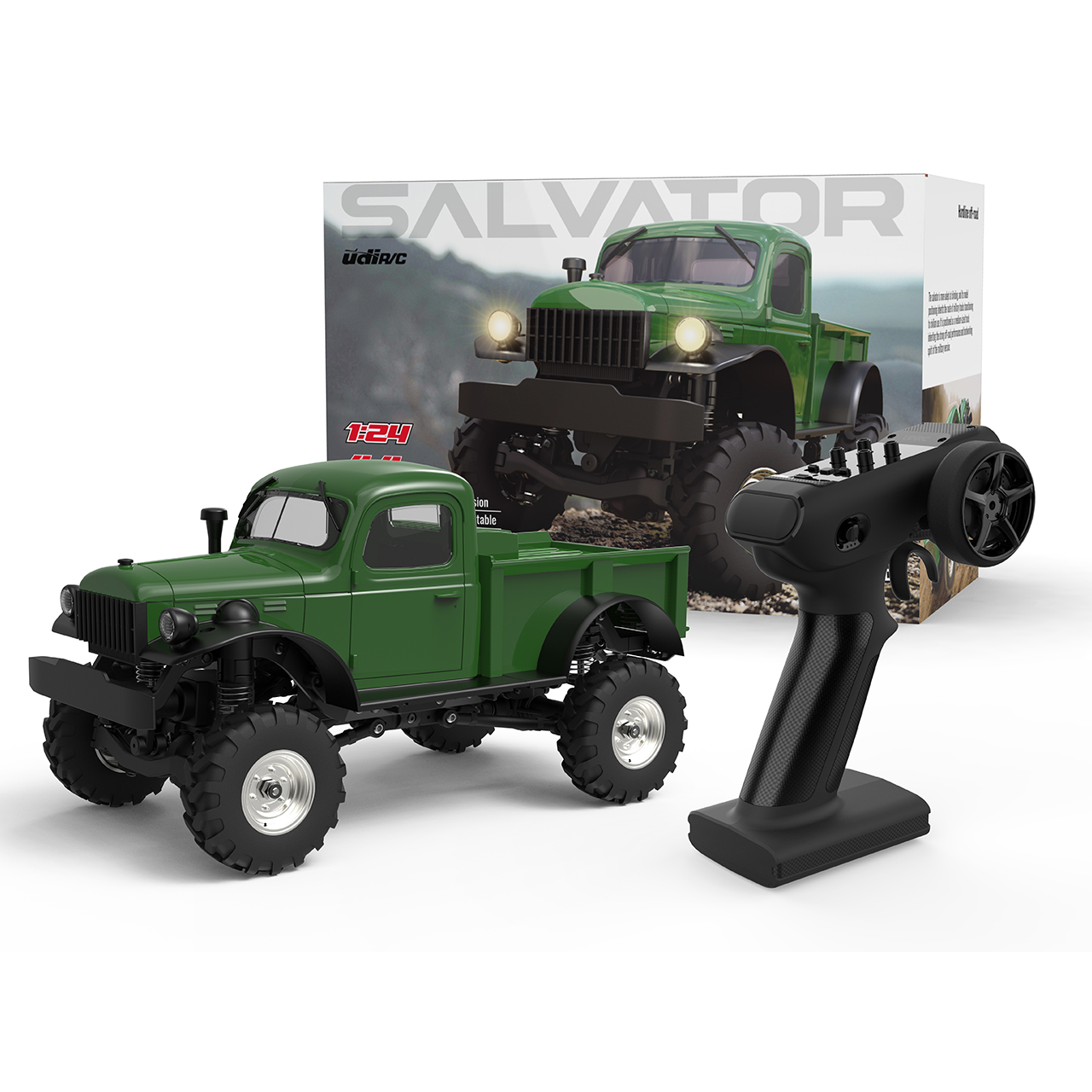 UDI RC Mini Crawler UCX24 SALVATOR 1/24 Grün - Abbildung 3