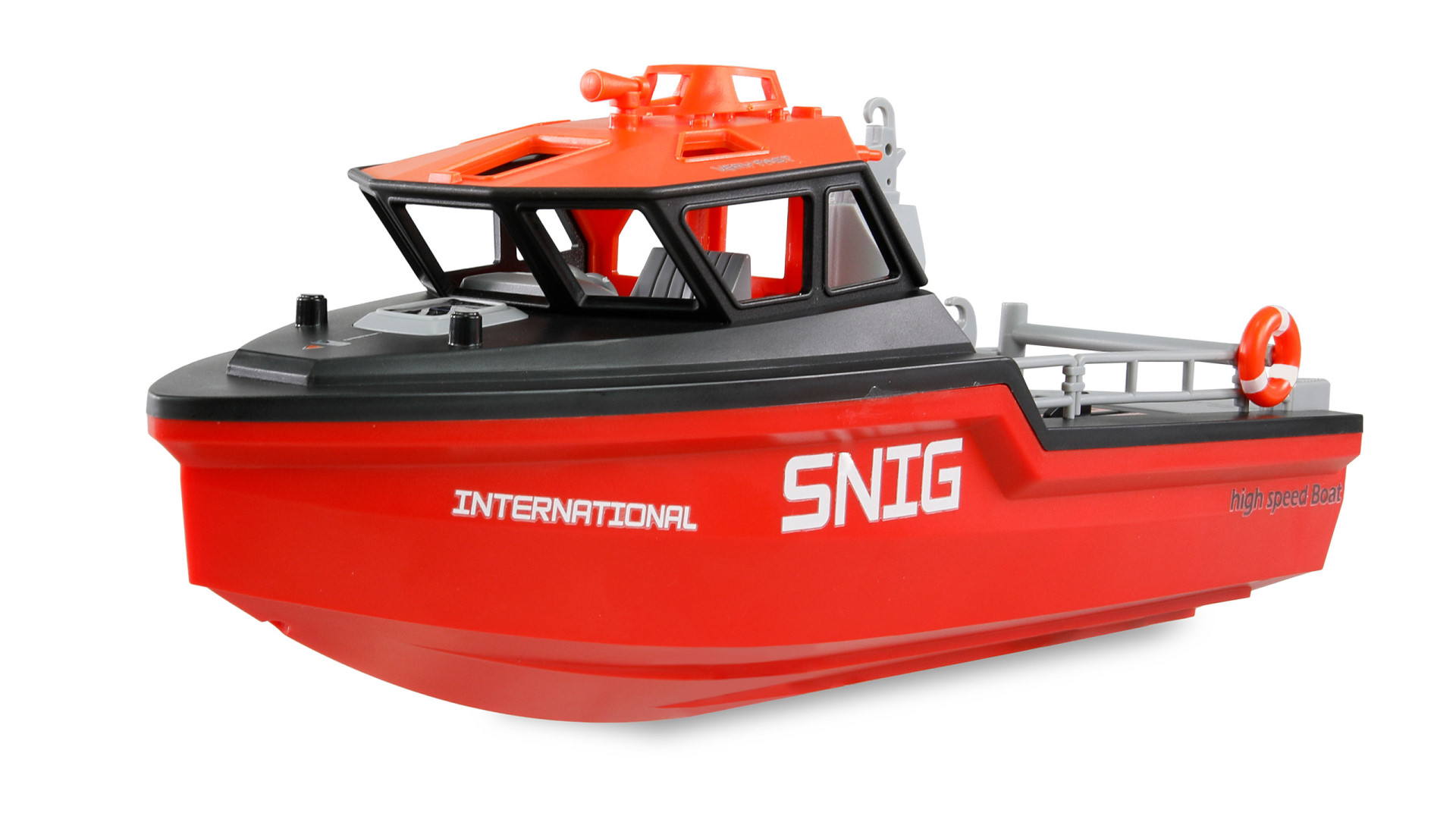 Amewi SNIG Rettungsboot brushless Jetantrieb 320mm RTR schwarz/rot 26117 - Abbildung 1