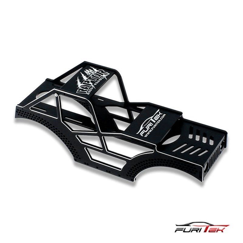 FURITEK RAPTOR ALU FRAME KIT FOR SCX24 CRAWLERS - BLACK Kits - Rock Crawler FUR-2110