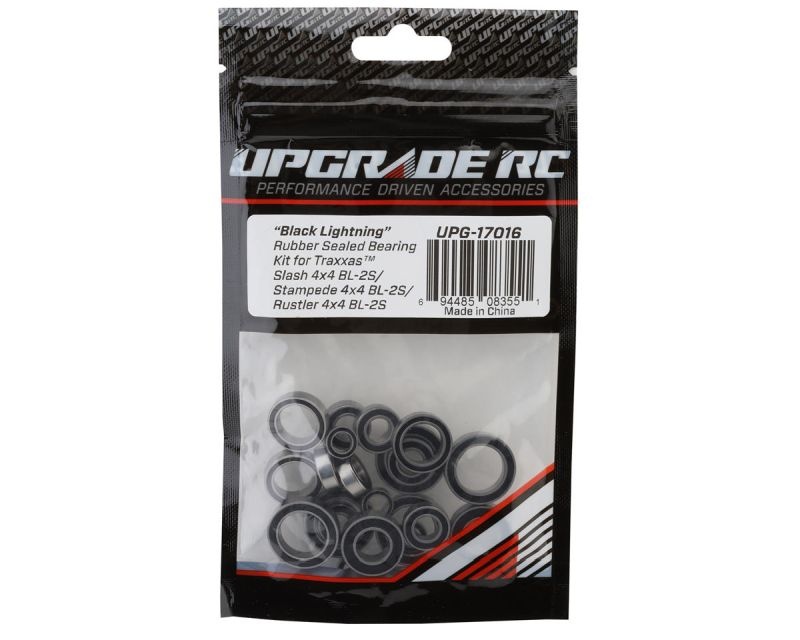 Upgrade RC Black Lightning Kugellager Set mit Gummidichtung  für Traxxas 4x4 BL-2S Sl UPG-17016