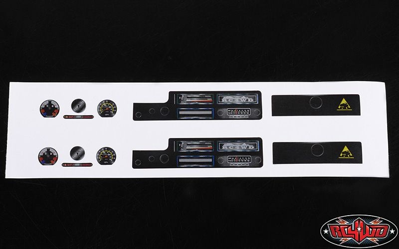 RC4WD Mojave II Decal Sheet Z-B0111