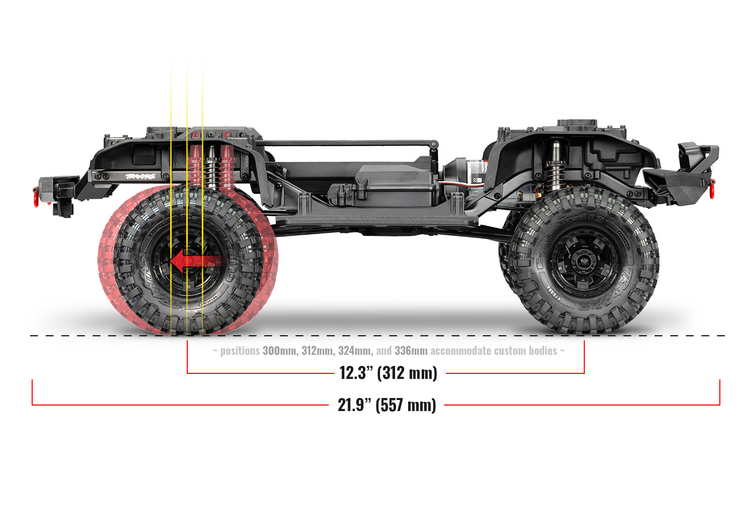 Traxxas TRX-4 Sport Pickup-Crawler Grau Clipless 82224-4 - Abbildung 9